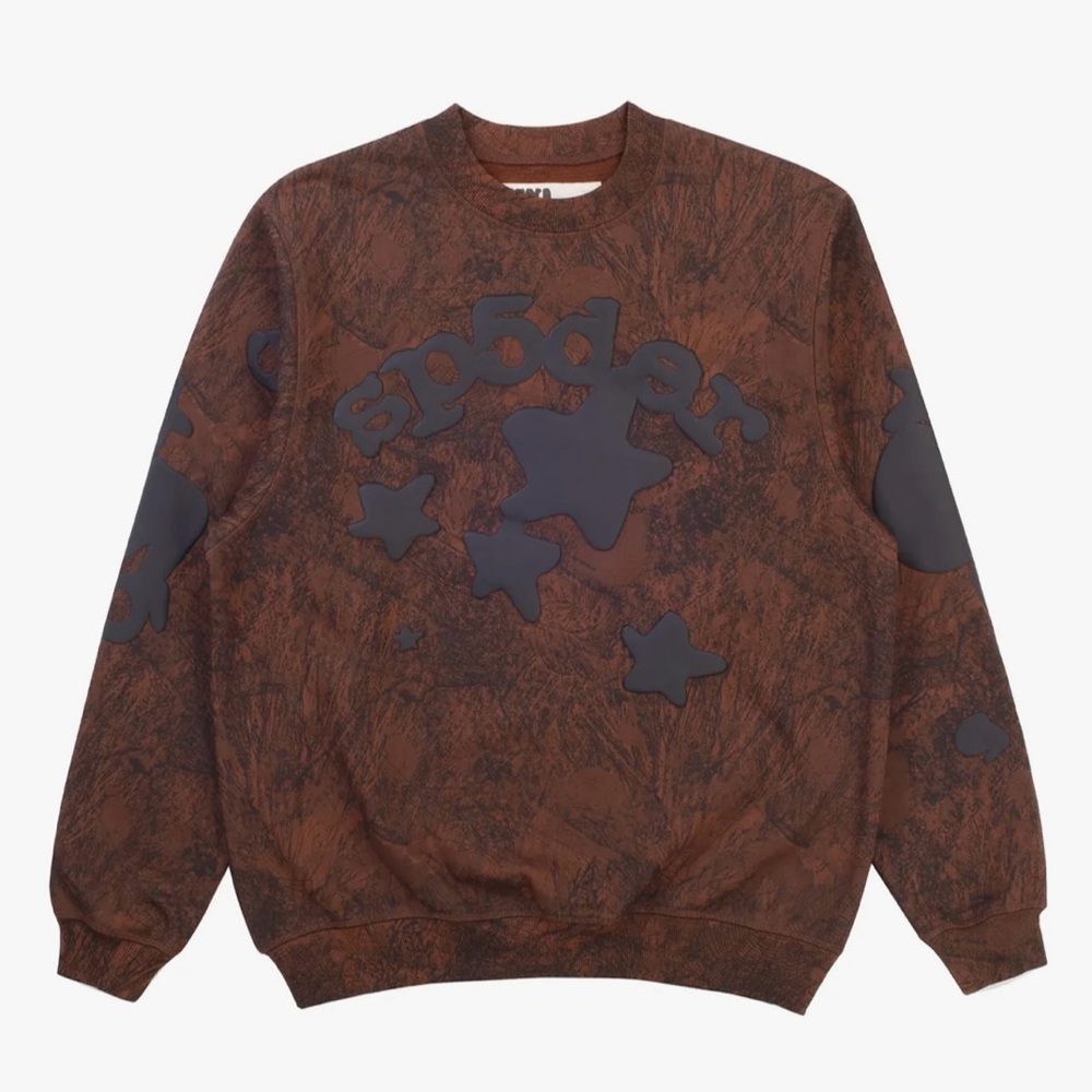 SP5DER BELUGA CREWNECK BROWN (COMPLEXCON EXCLUSIVE)
